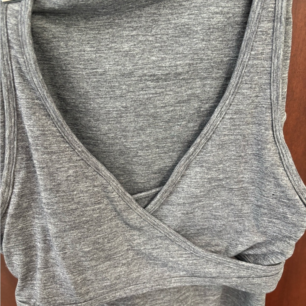 Vitality Daydream Gray Maternity Leggings & Nursing Bra - Picture 7 of 8